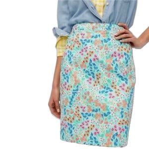 J. Crew PENCIL SKIRT - Floral Midi